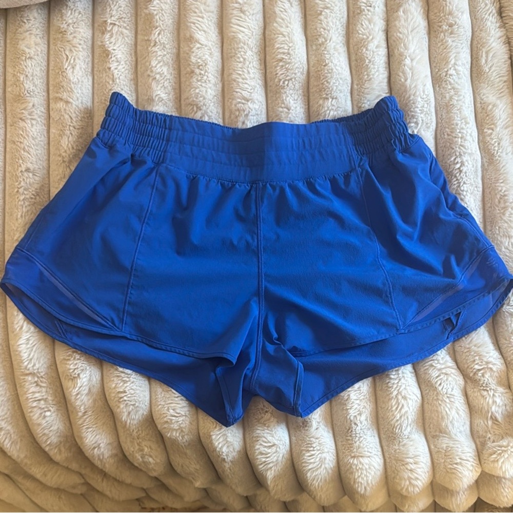 Blue Lululemon Hotty Hot Shorts